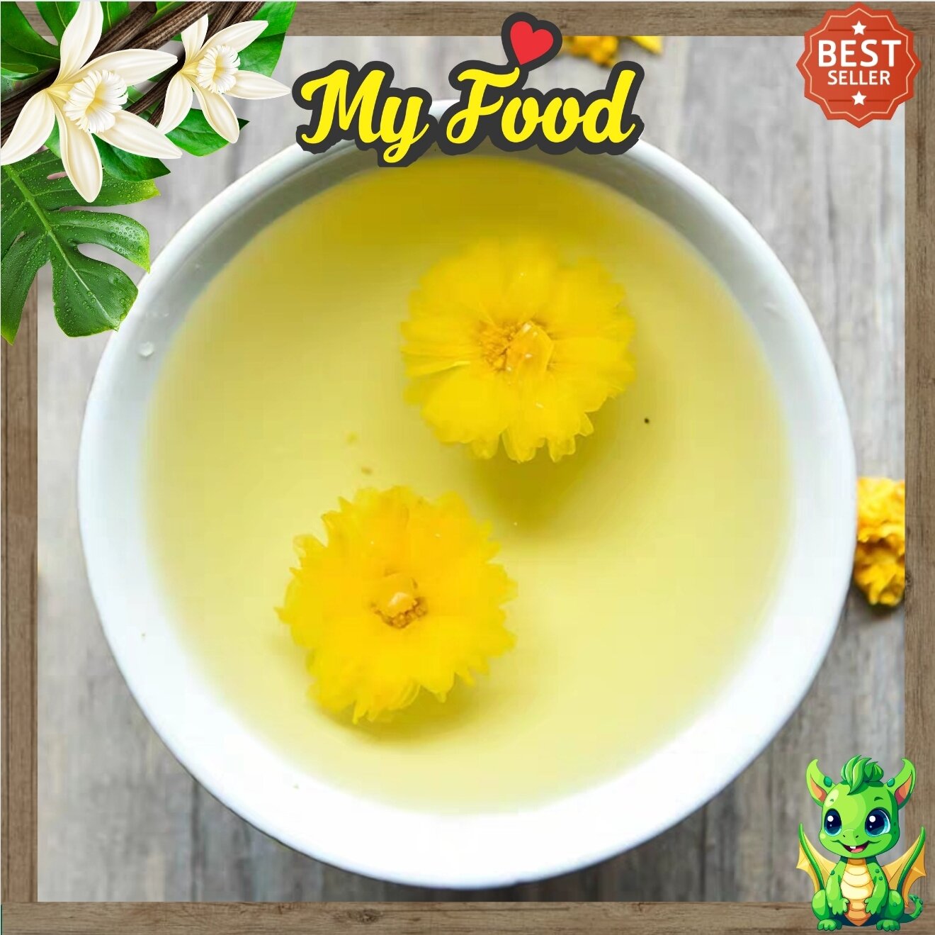 [Hcm]100G Dried Golden Chrysanthemum Flowers