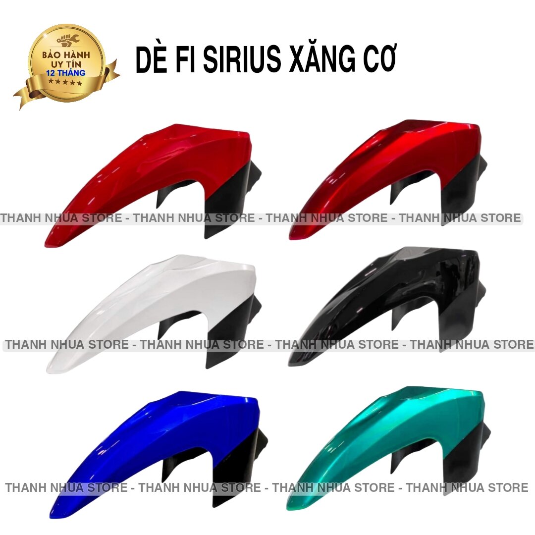 Dè sirius FI - Chắn bùn  trước sirius fi cho sirius xăng cơ