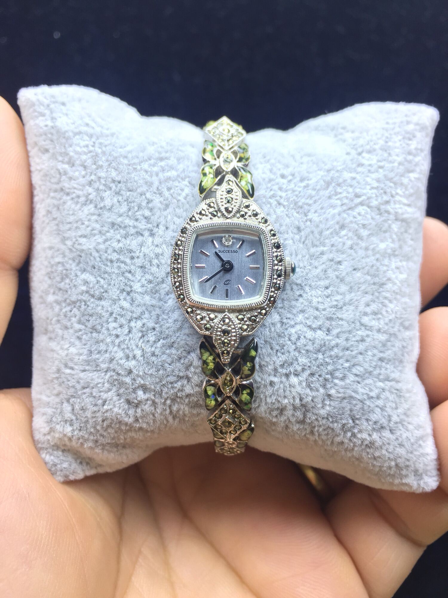 [HCM]???? Đồng hồ Si Nữ Opal Bạc Đúc 925 Nhật??