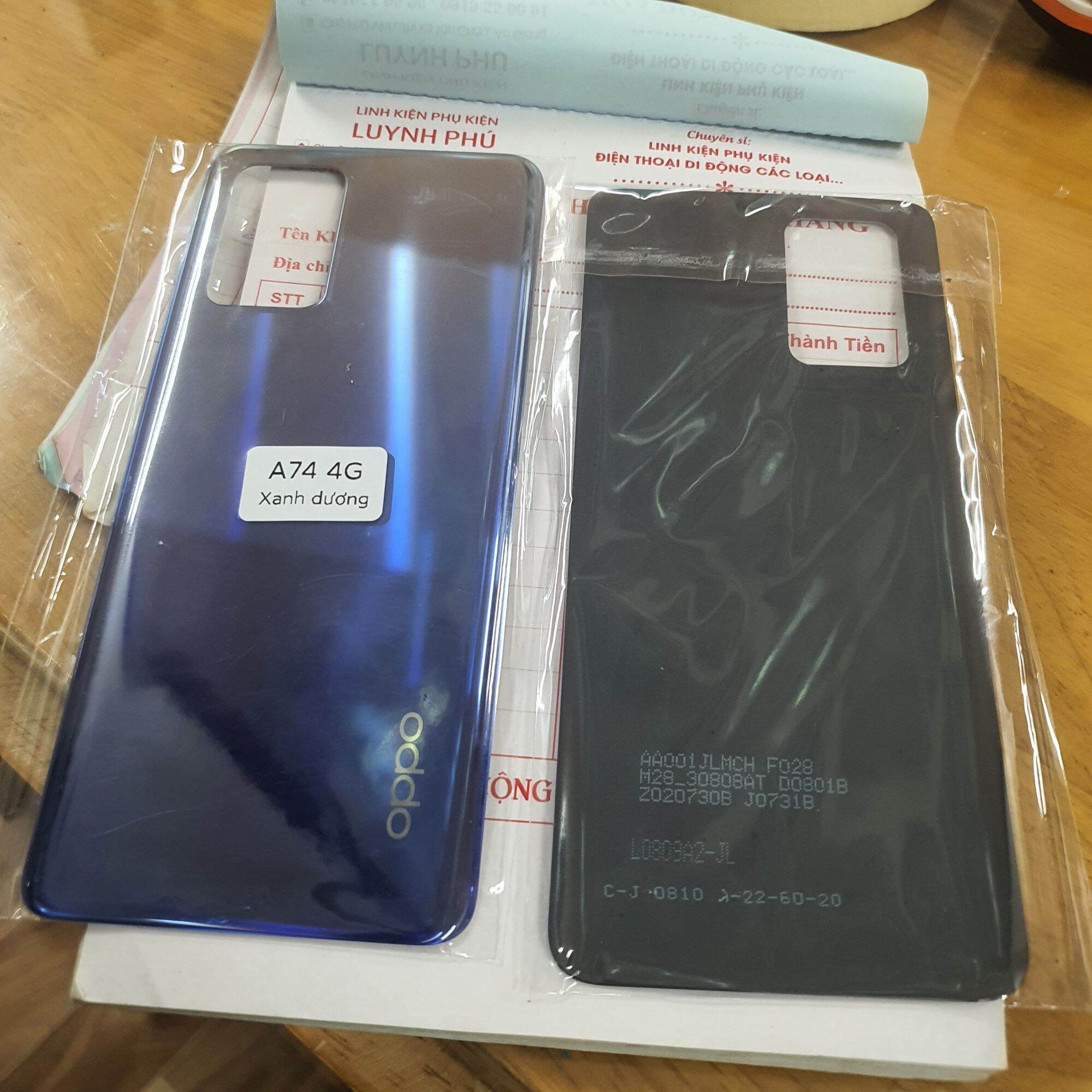Nắp lưng oppo A74 4G bao test
