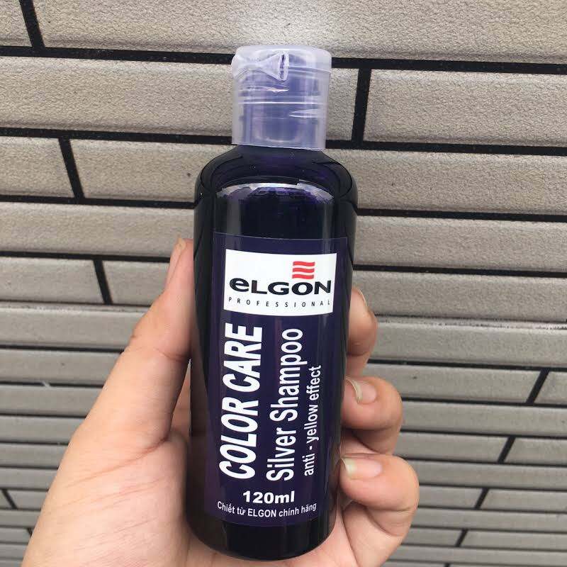 DẦU GỘI TÍM KHỬ SẮC TỐ VÀNG CHO TÓC TẨY ELGON 100ML