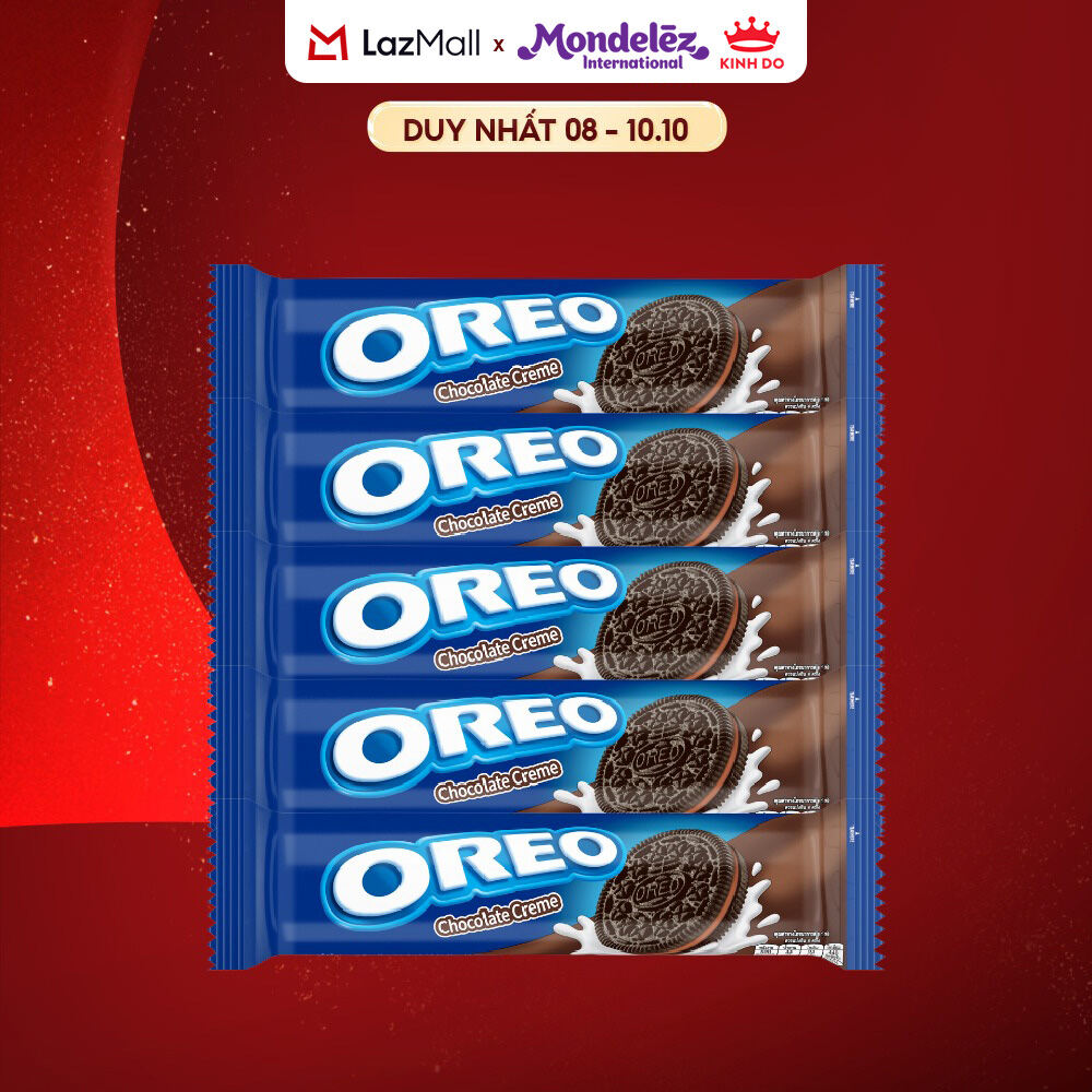 Bánh Quy Oreo Vị Sôcôla, Combo 5 Thanh X 110.4G
