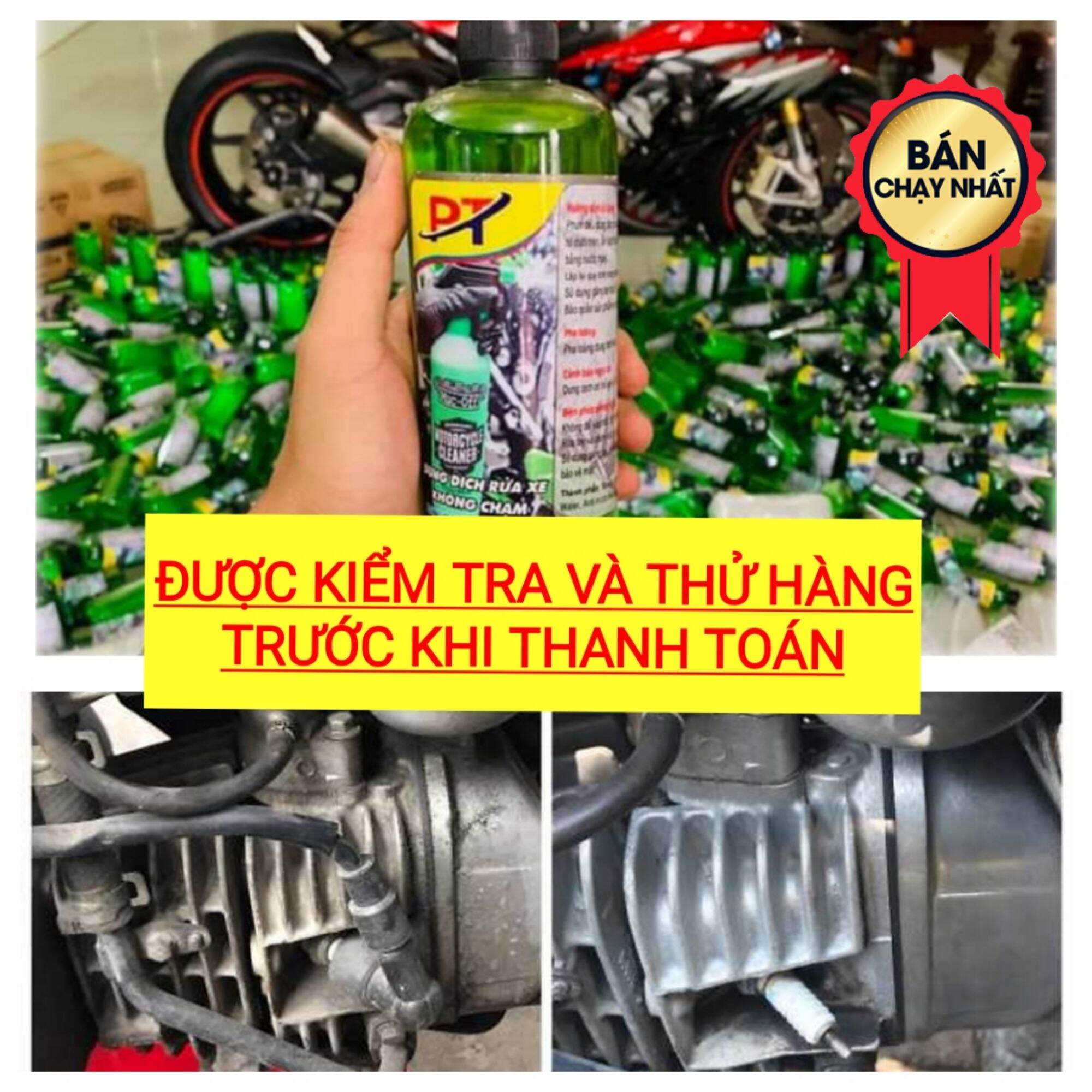 [TẶNG KÈM VÒI XỊT]DUNG DỊCH TẨY RỬA KHÔNG CHẠM PT / TẨY RỬA ĐẦU BÒ LỐC MÁY / TẨY TRẮNG NHÔM , TẨY RỈ SÉT , TẨY INOX , GẠCH MEN /TẨY KHOANG MÁY , TẨY KHOANG ĐỘNG CƠ / TẨY NIỀNG LAZANG ,TẨY GẦM Ô TÔ
