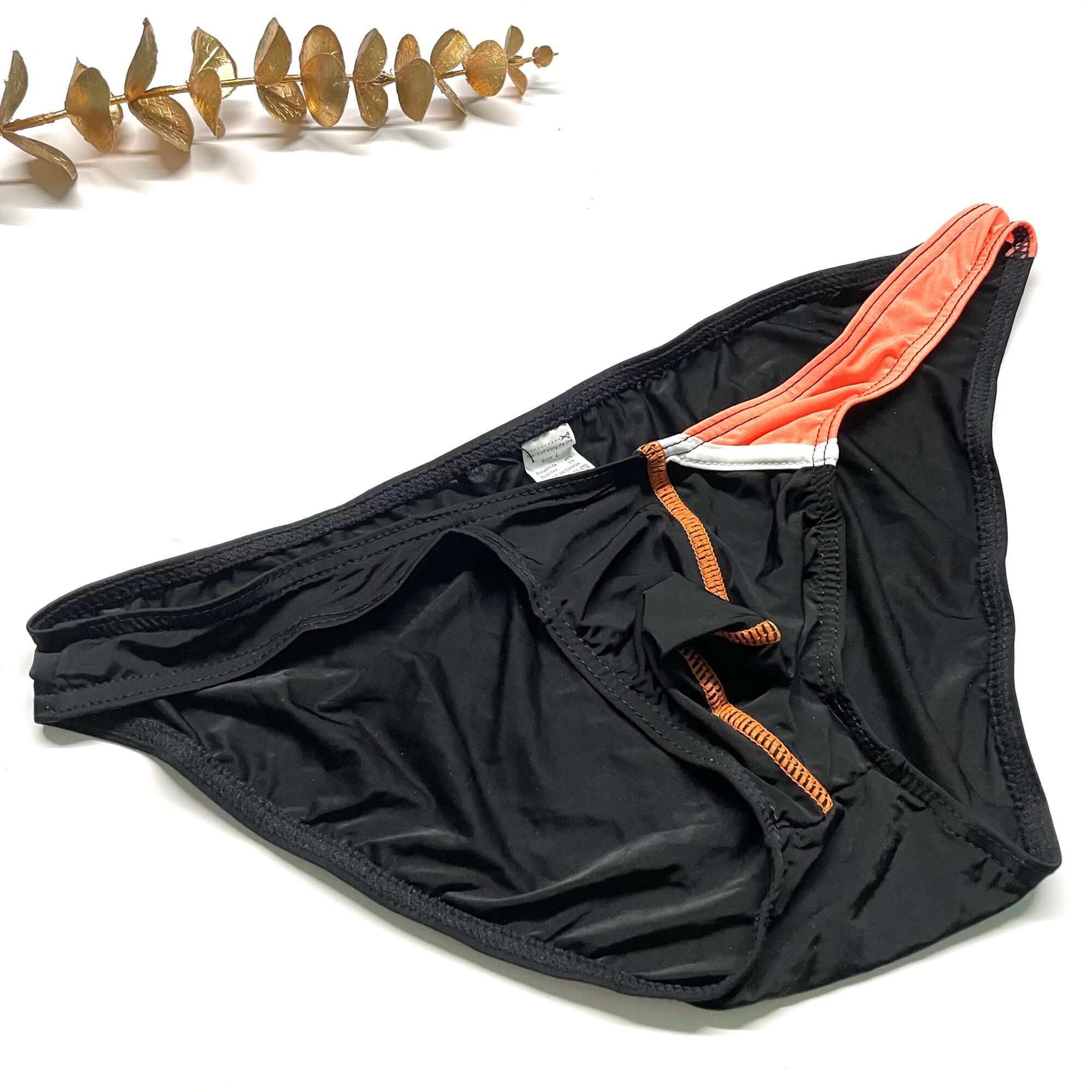 Quần lót nam bikini vải lụa 2 màu size M-XL