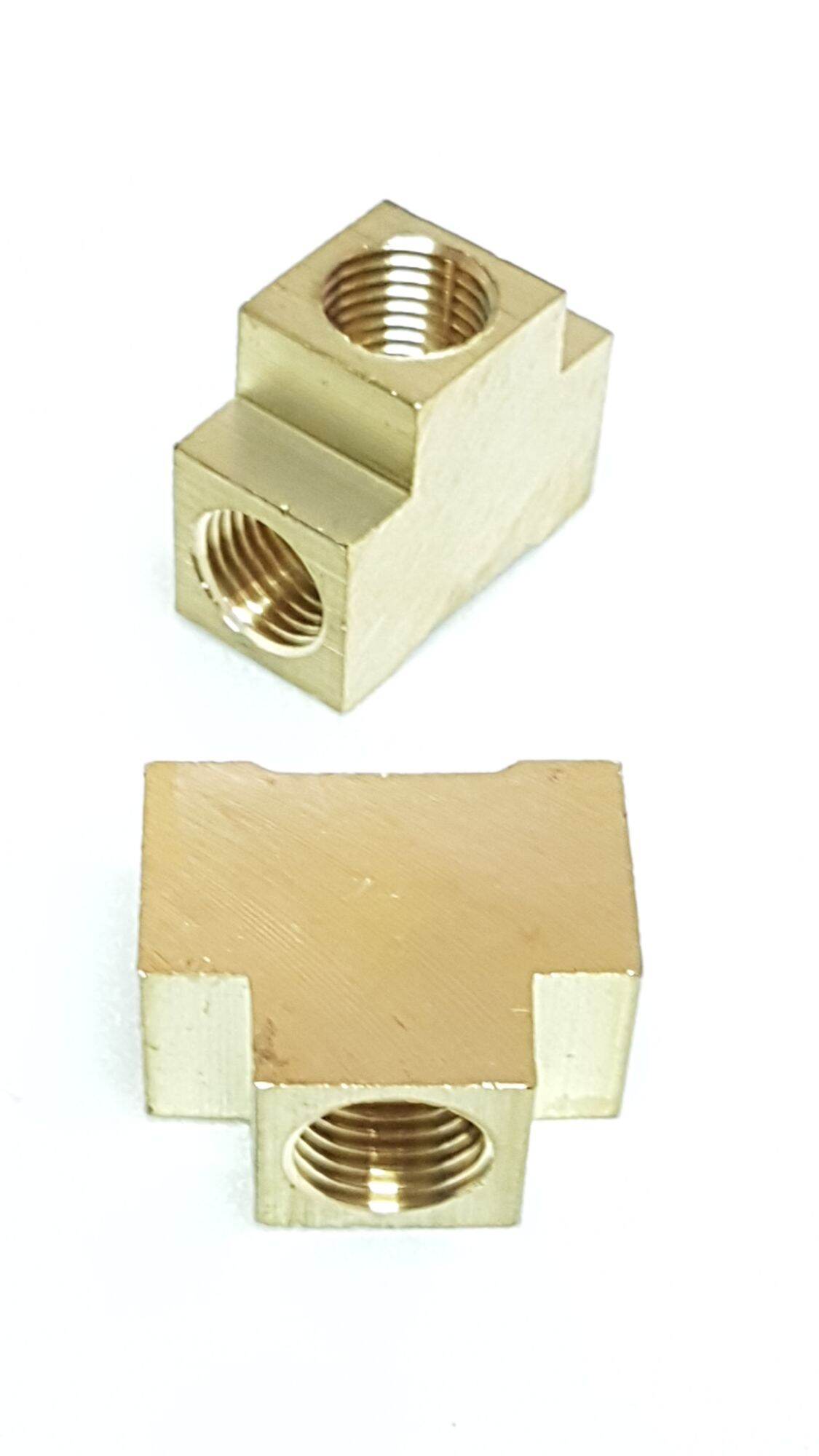 Đầu nối thau răng trong 13ly x3lổ x 2 cái