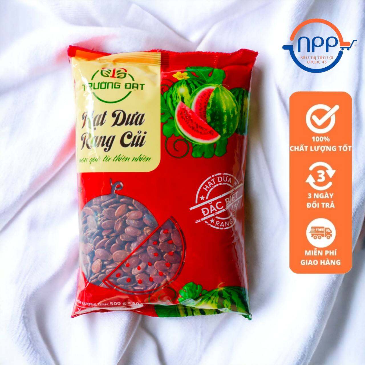 Hạt dưa rang củi Trường Đạt gói 500g