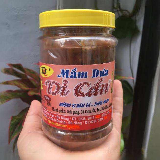 Mắm dưa Dì Cẩn 500g