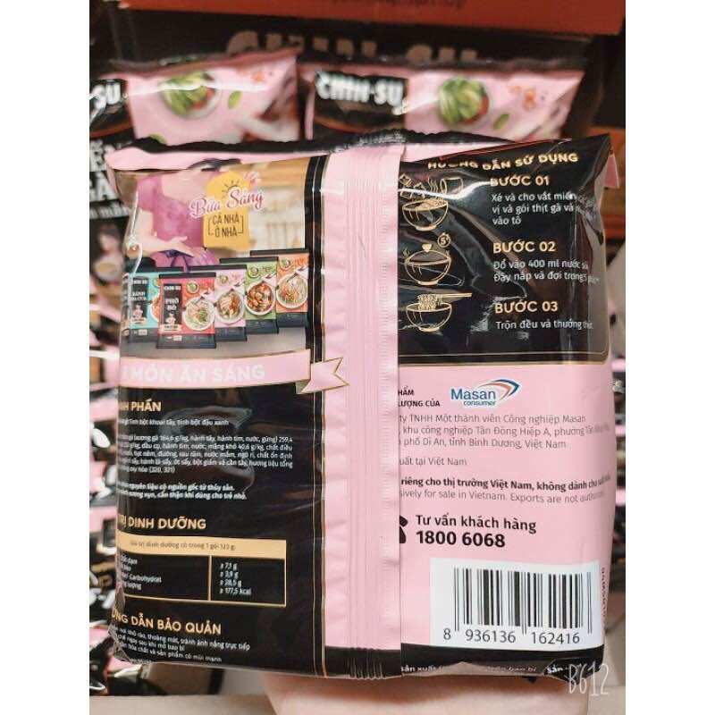 Miến Story Chinsu Miến Gà Lá Chanh 149G (Có thịt & Măng khô)