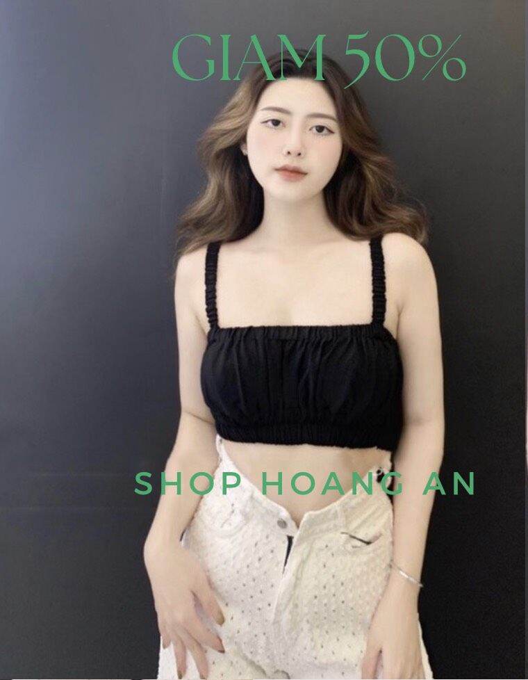 ÁO CROPTOP DÂY 3 MÀU NHÚN CỰC XINH HOTTREND. CHẤT VOAN LỤA MỀM MẠI DÀY ĐẸP  SANG CHẢNH CHUẨN SHOP HOÀNG AN. X03089TH1N