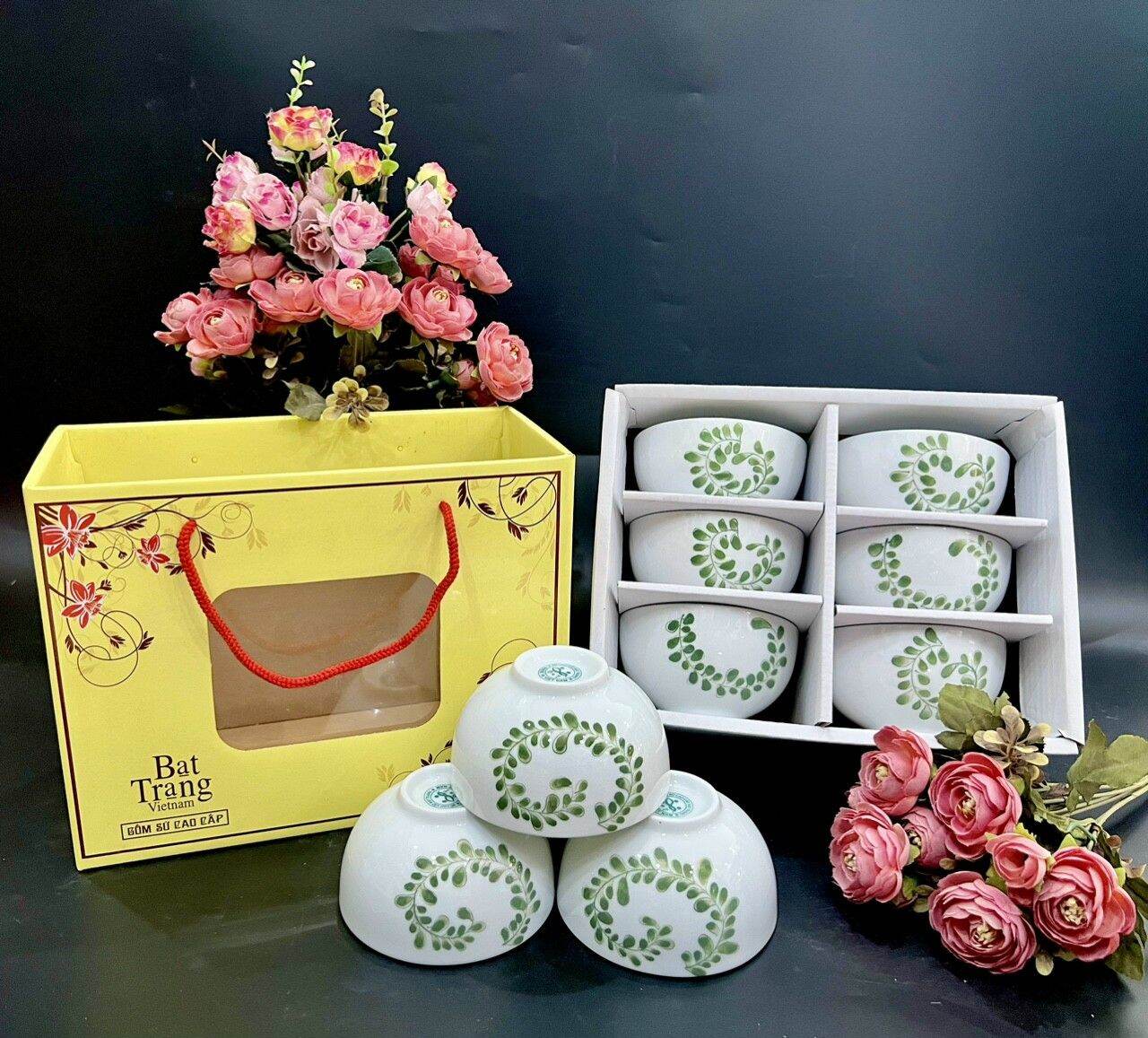 BỘ 6 BÁT ĂN CƠM BÁT TRÀNG