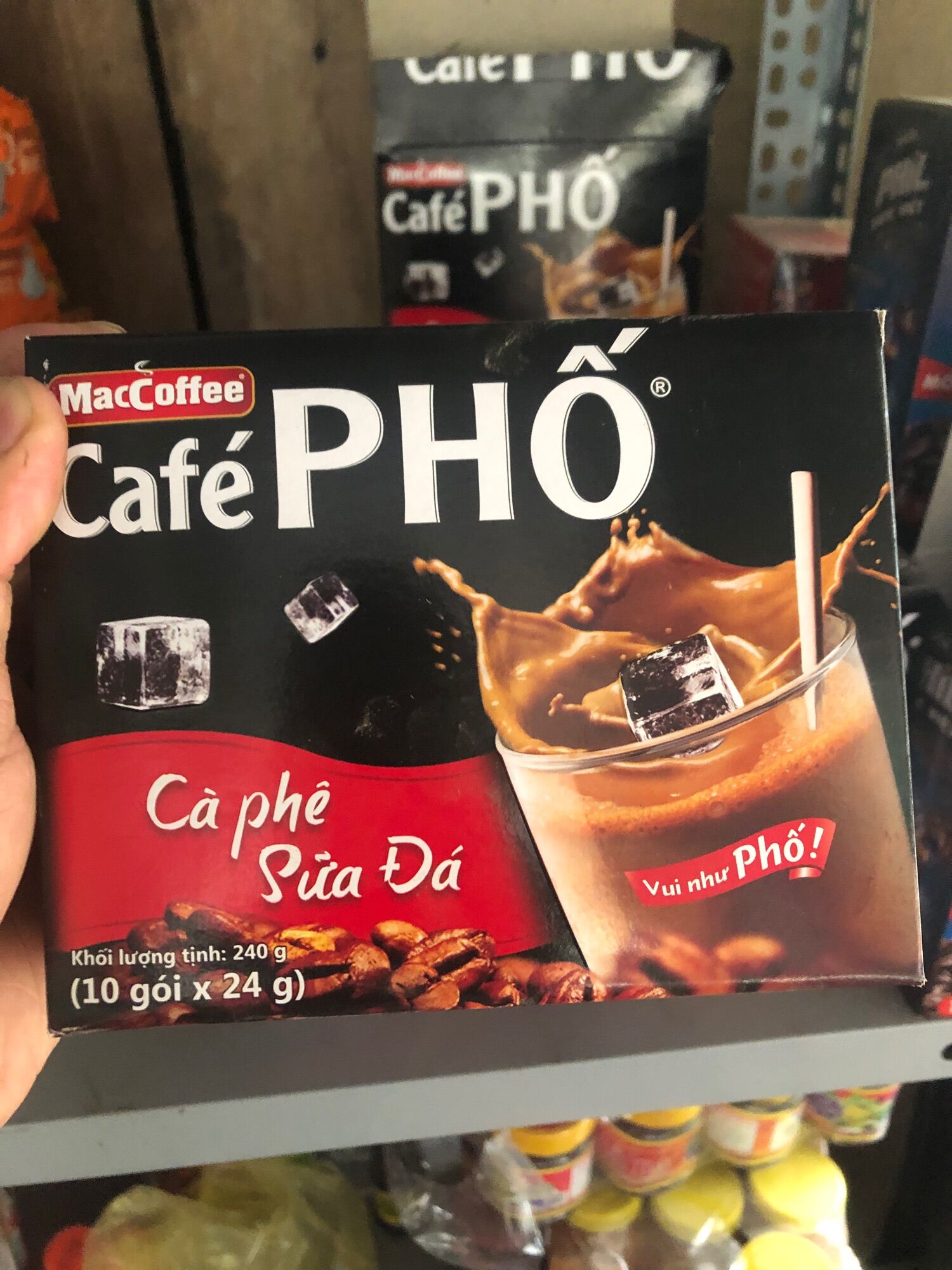 Cà phê Phố cà phê sữa đá 240g ( 10 gói * 24g )