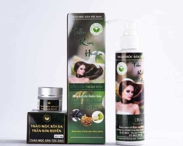 Dầu gội thảo mộc Trần Kim Huyền