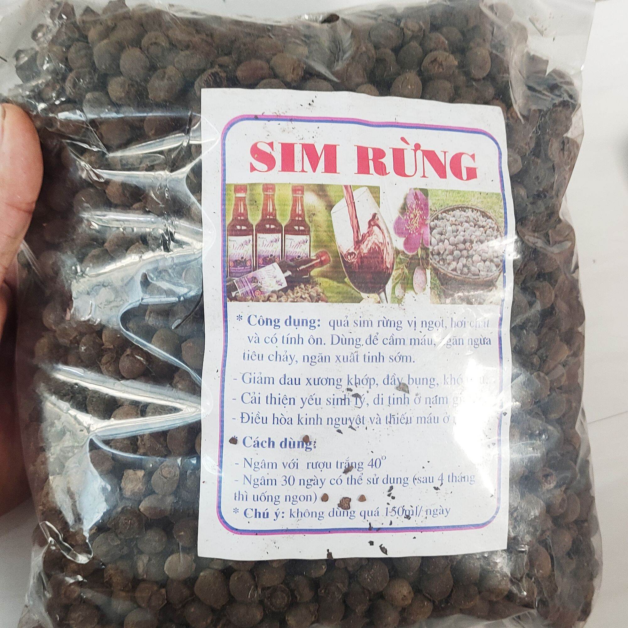Quả sim rừng khô ngâm rượu 500 gram