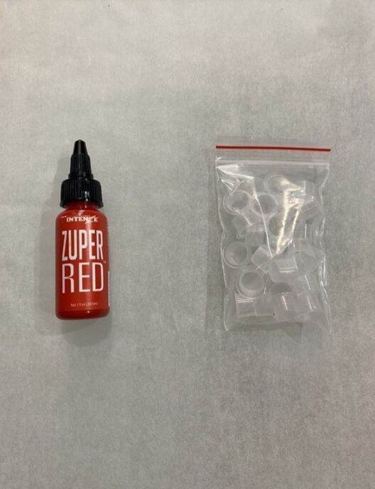 Mực xăm trung cấp mầu đỏ 30ml Zuper Red