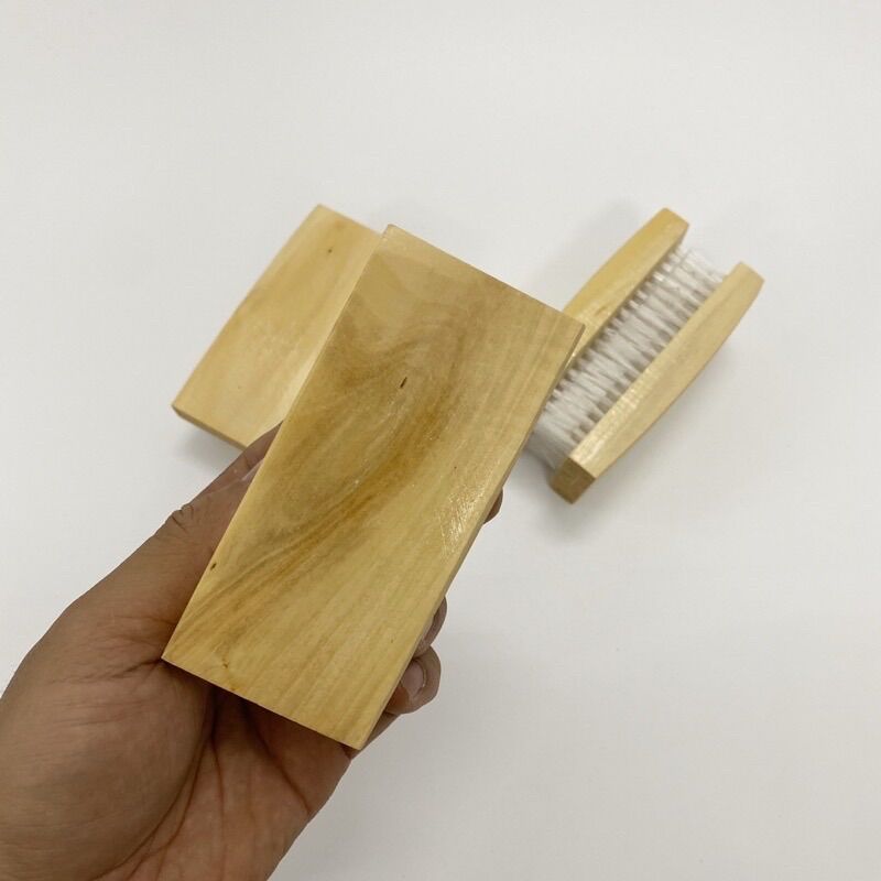 Wooden Clothes Washing Brush, Convenient Foot Scrubber
