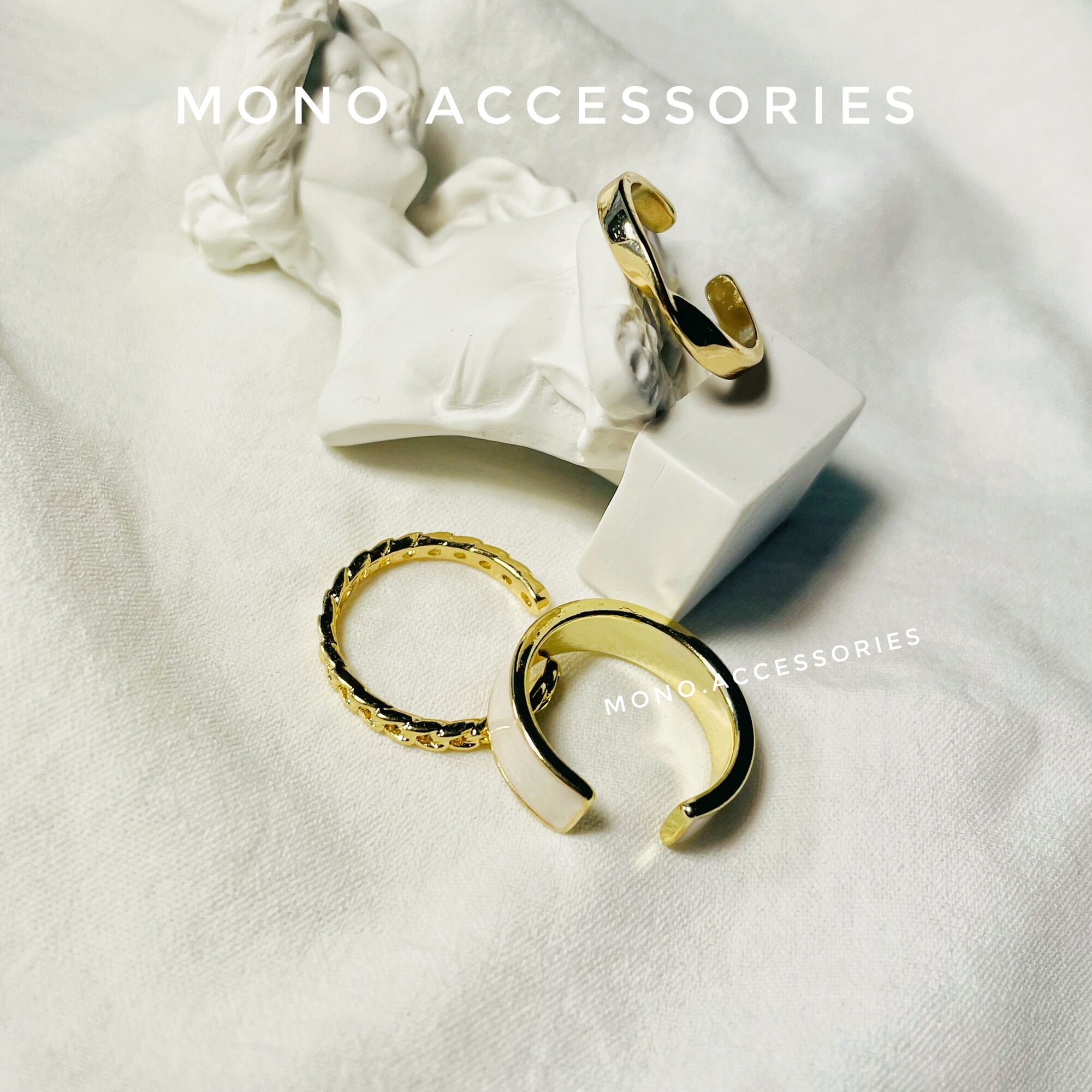 Set 3 nhẫn vintage hot trend mono.accessories