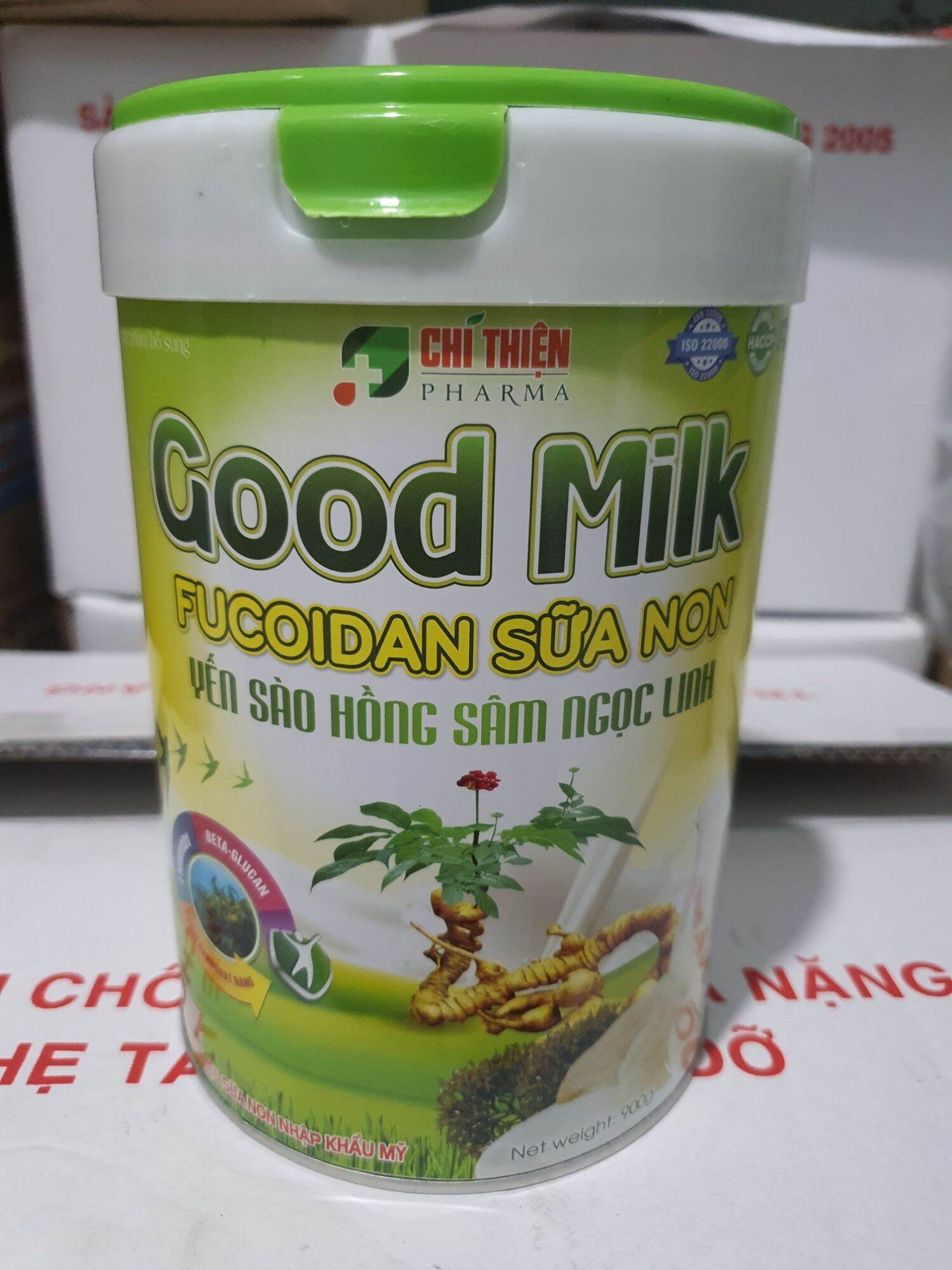 Sữa bột Good Milk Fucoidan sữa non giúp ăn ngủ ngon, tăng sức khoẻ hộp 900g