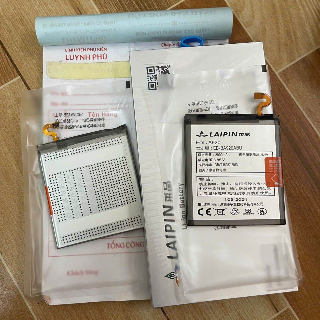 Pin samsung A920 A9 2018 A9S EB BA920ABU zin