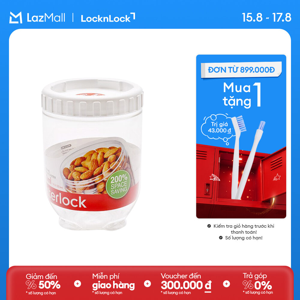 Hộp bảo quản interlock lock&lock inl304w 700ml