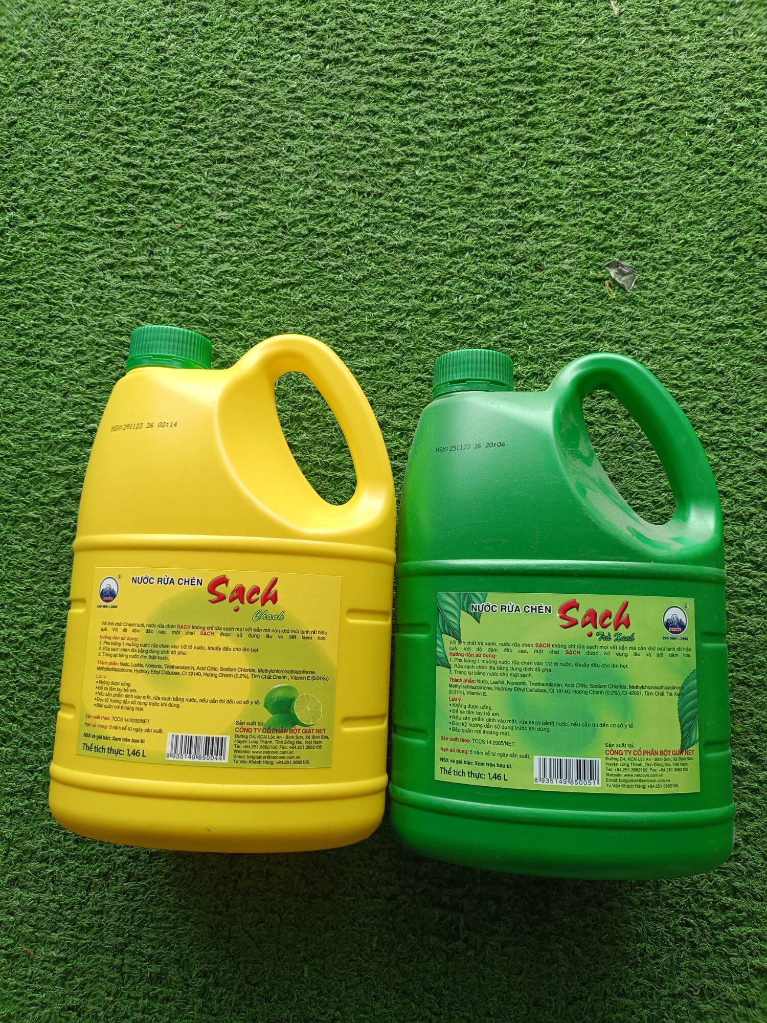 nước rửa chén sạch chanh,sạch trà 1.5kg