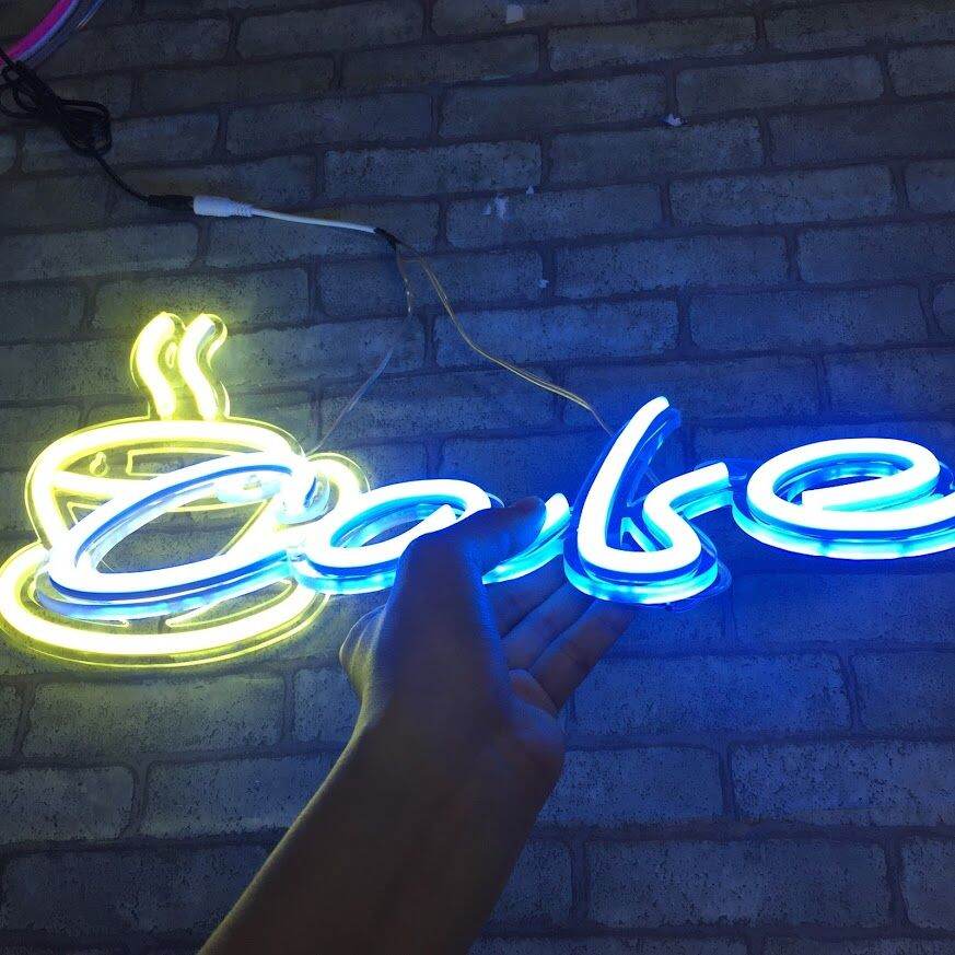 [ BỘ CÀ PHÊ] Đèn led neon trang trí, led neon decor