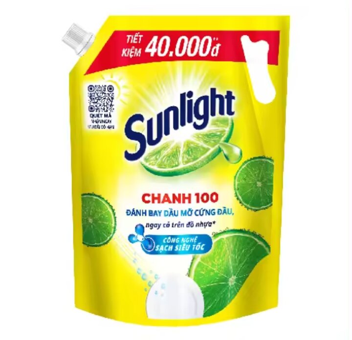 Nước rửa chén sunlight túi