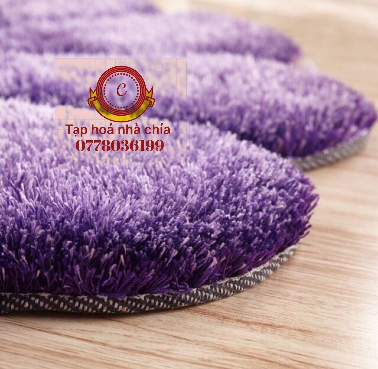 THẢM LAU CHÂN HÌNH BÔNG HOA SIÊU SANG