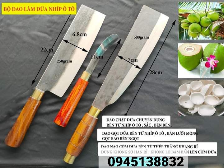 [BẢO HÀNH] DAO CHẶT DỪA CHUYÊN DỤNG
