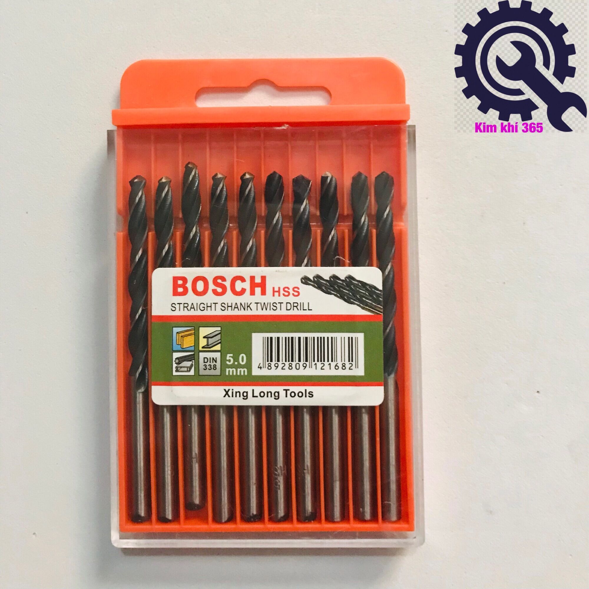 Combo 10 mũi khoan,sắt, inox Bosh