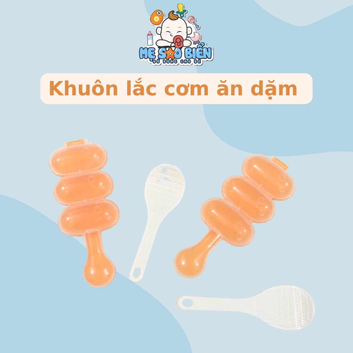 Khuôn lắc cơm cho bé ăn dặm