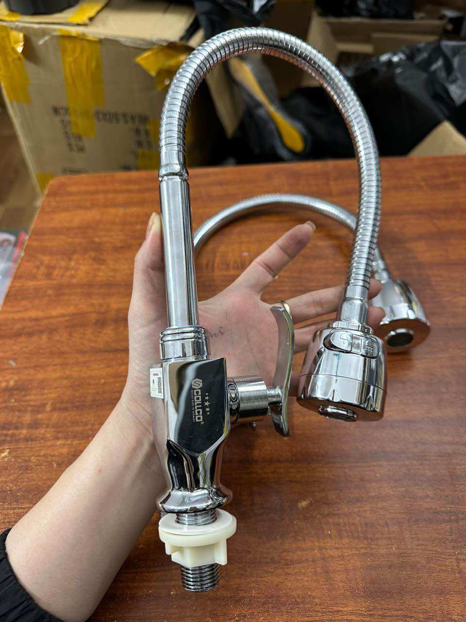 vòi nước 1 chiều lạnh chuẩn Đức (made in germany)
