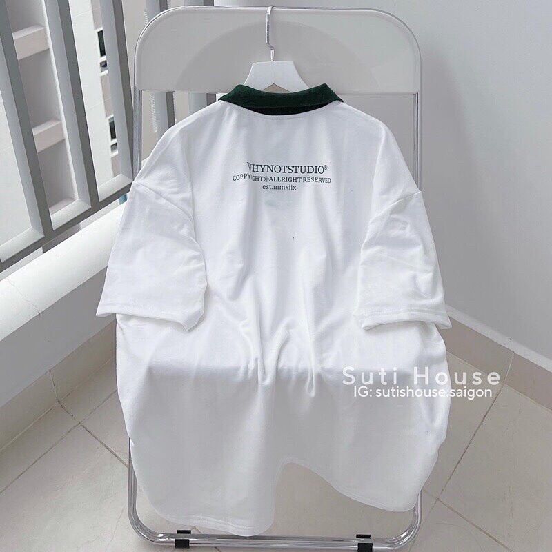 Áo Polo Phối Cổ Siêu Hothit , From Thụng Dáng Unisex