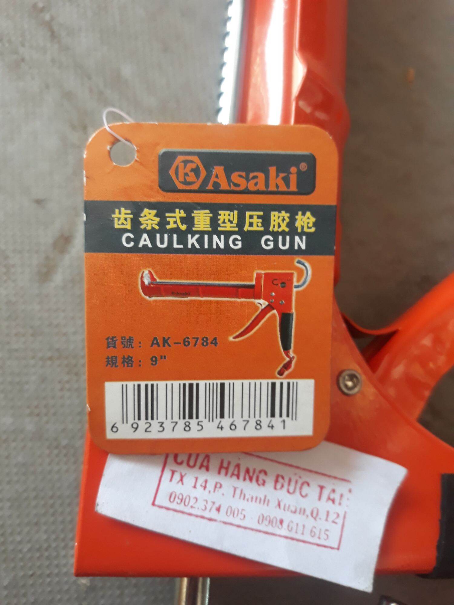 [HCM] súng bắn keo silicon có trợ lực Asaki