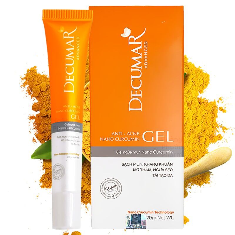 Gel Decumar hết mụn viên hết thâm sẹo tuýp 20g