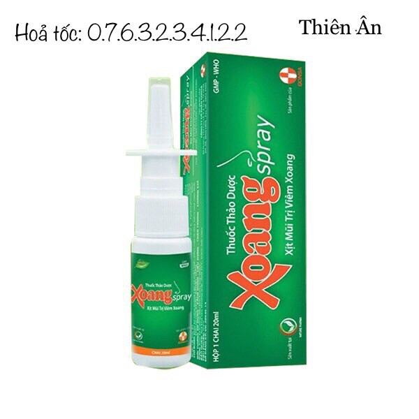 Xoang spray - Xịt mũi thảo dược hỗ trợ viêm xoang, viêm mũi dị ứng chai