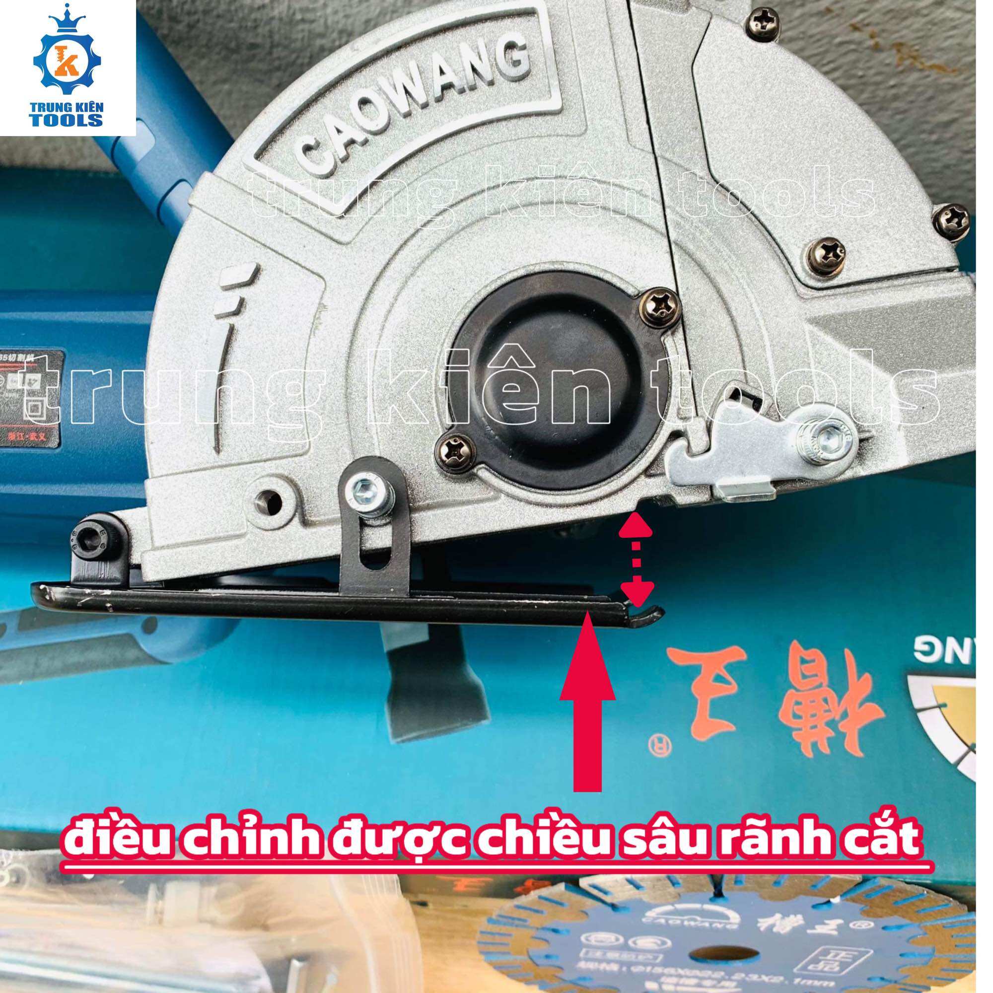 Máy cắt rãnh tường CAOWANG 1565