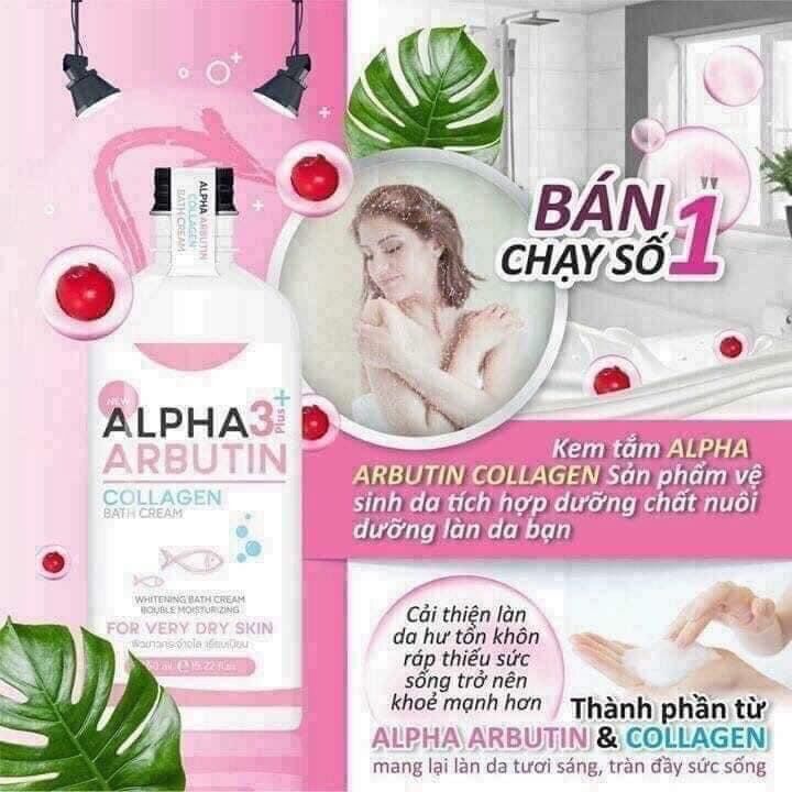 Sữa tắm alpha arbutin 3 plus thái lan 450ml