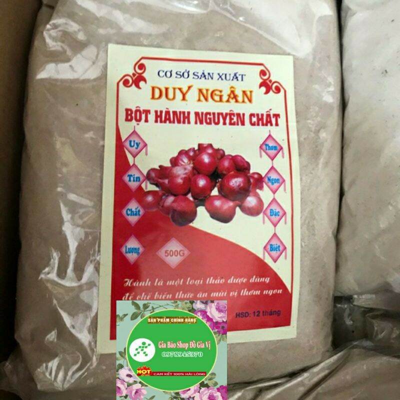 Bột hành nguyên chất gói 500g