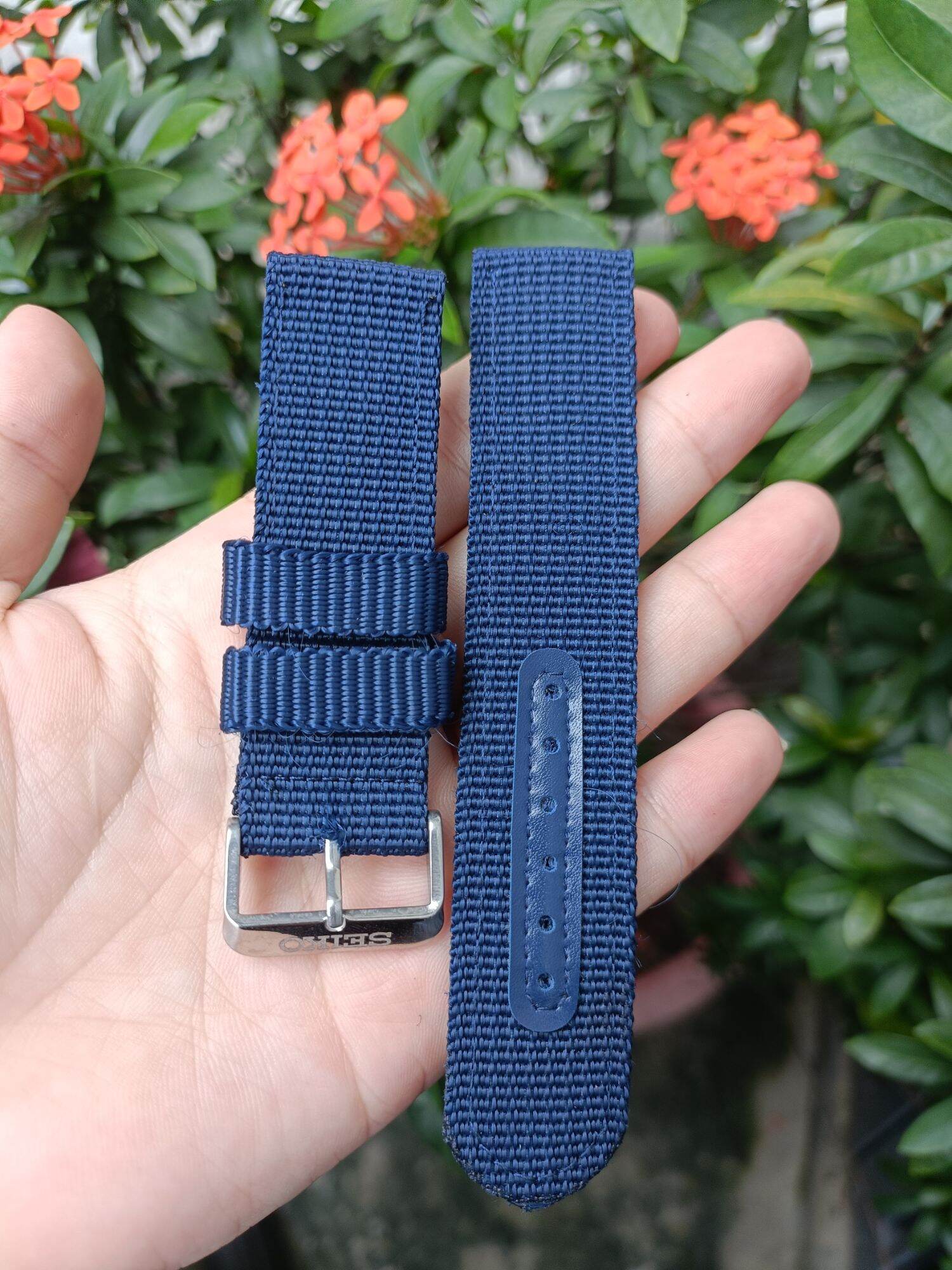 Dây vải dù đồng hồ seiko 5 size 18mm 20mm 22mm