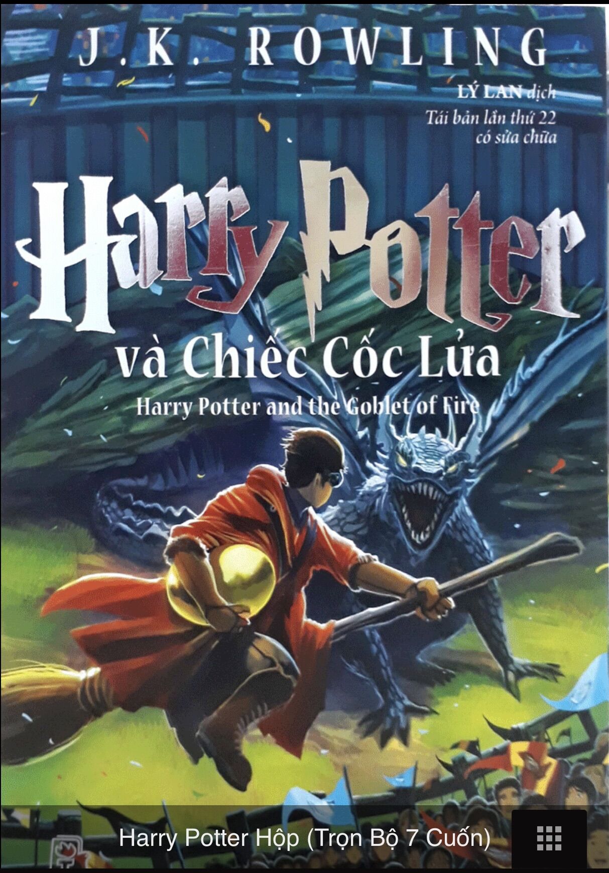 Sách - Boxset Harry Potter Hộp (Trọn Bộ 7 Cuốn) Tái bản 2023