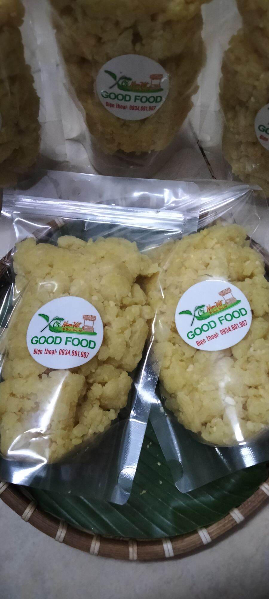 xôi vò đóng gói bịch 0.5kg