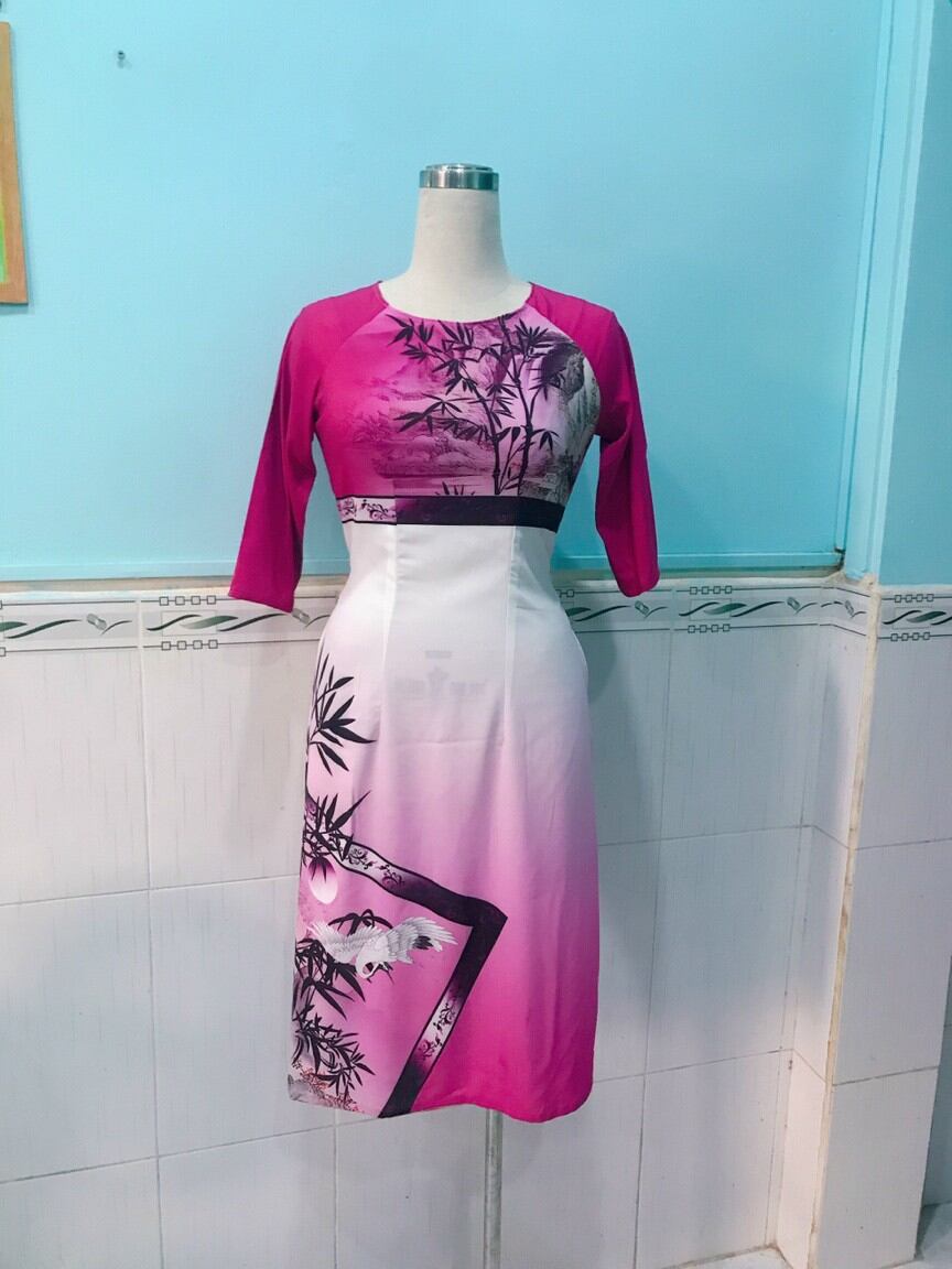 💥 Siêu Khuyến Mãi #  Áo Dài Lụa Hàn Quốc + Quà Tặng