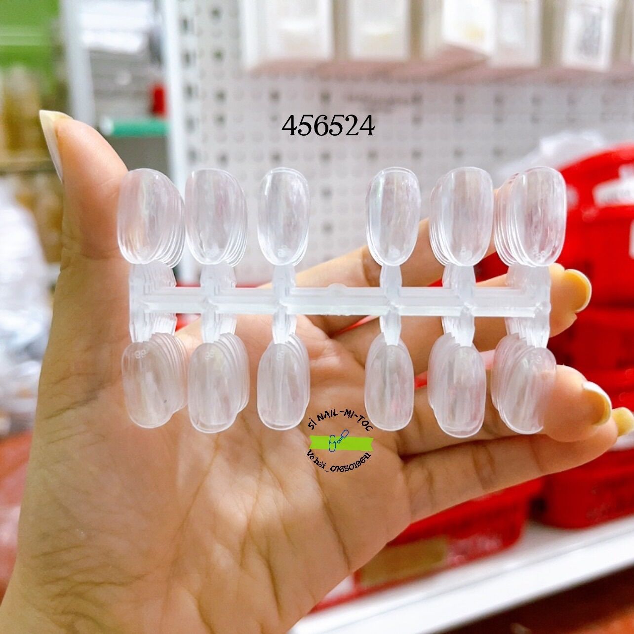 Vĩ móng bầu nhỏ tập vẽ, tập sơn 120 móng giả