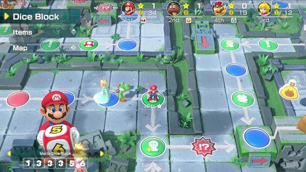 Đĩa game nintendo switch: super mario party - new seal