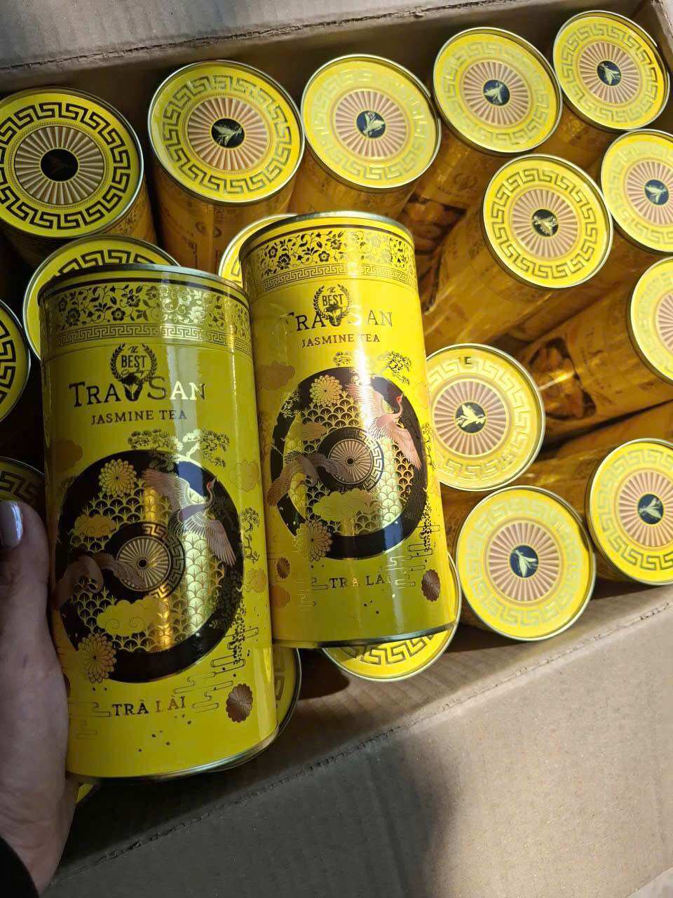 Trà San hương lài lon 80 gram