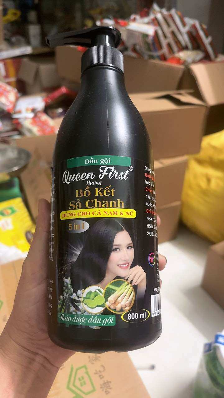 Dầu gội bồ kết chanh sả 800 ml
