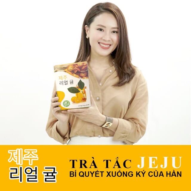 Trà tắc Jeju giảm cân, giảm mỡ bụng, giúp dáng đẹp, eo thon nhập khẩu