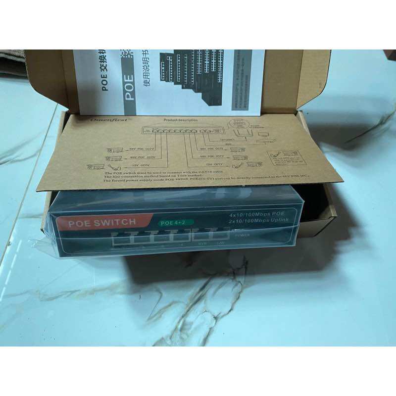 Power Switch POE Không quản lý 4~8 cấp nguồn Camera 10/100Mbps