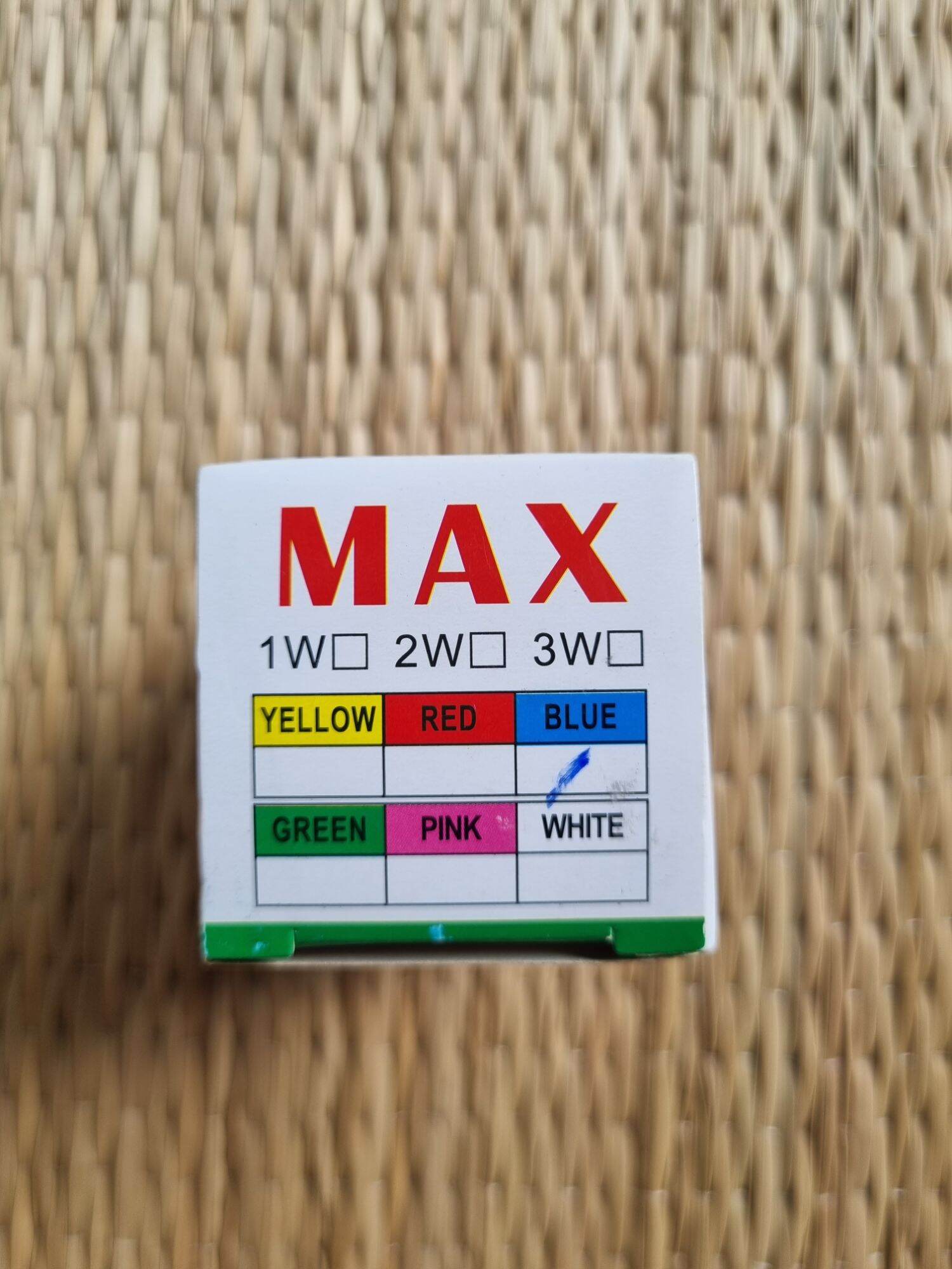 Bóng đèn LED bulb chanh tròn màu trang trí SANOMAX 1W E27 (Bảo hành chính hãng)