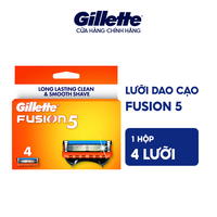 Dao Cạo Râu GILLETTE Fusion5 Hộp 1 Cán Dao Và 1 Lưỡi
